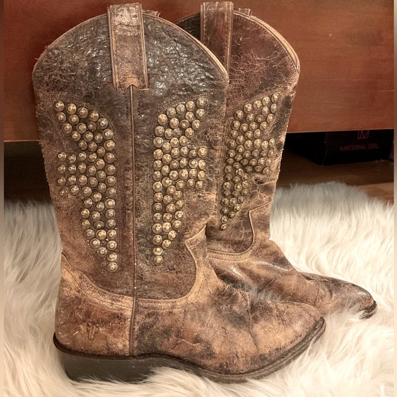 Frye Billy Studded Cowboy Boots - Picture 4 of 11